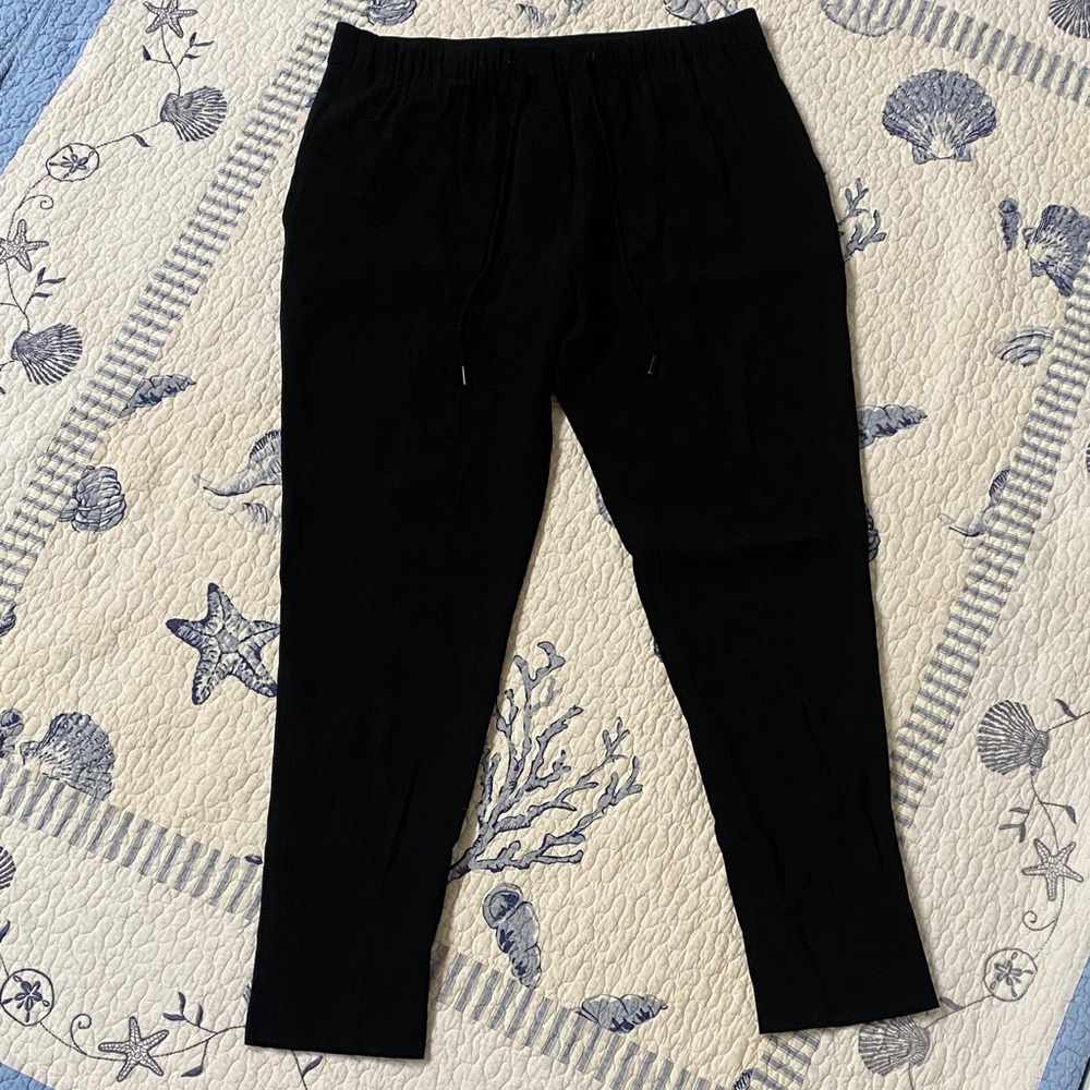 ALEXANDER WANG Black Lounge Pants. Size 6.
